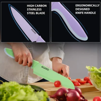 Royal Knife Set of 6pcs SS Multi Color - Image 4