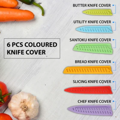 Royal Knife Set of 6pcs SS Multi Color - Image 3
