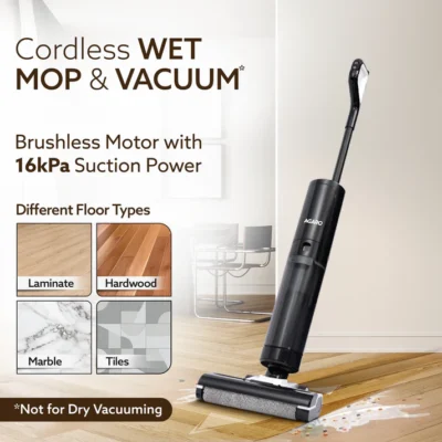 Royal Mop & Vacuum Cleaner, Lightweight Cordless Cleaner for Multi-Surface Hard Floor, Brushless Motor, Smart Display, Self-Propelled Brush Rolling Brush, Self-Cleaning & Sterilization, Great for Sticky Messes - Image 6