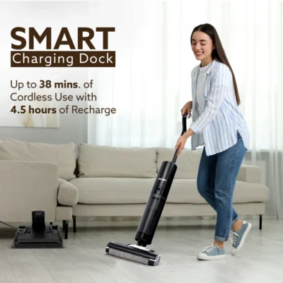 Royal Mop & Vacuum Cleaner, Lightweight Cordless Cleaner for Multi-Surface Hard Floor, Brushless Motor, Smart Display, Self-Propelled Brush Rolling Brush, Self-Cleaning & Sterilization, Great for Sticky Messes - Image 3