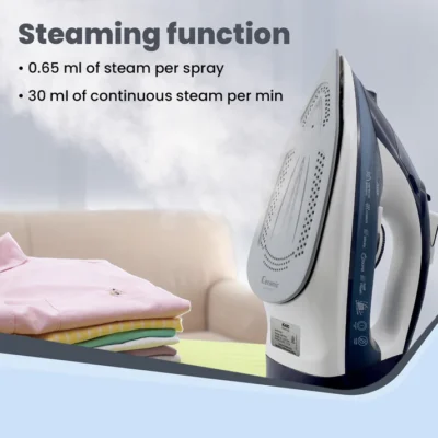 Royal Steam Iron, 2000W - Blue - Image 6