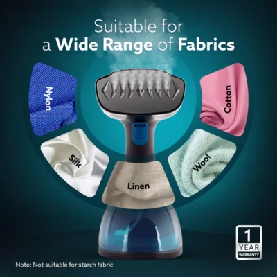 Signify Handheld Garment Steamer-Black & Blue - Image 5