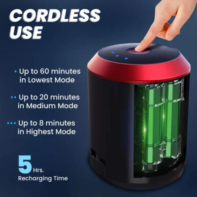 Supreme Cordless Stick Vacuum Cleaner - Red - Image 2