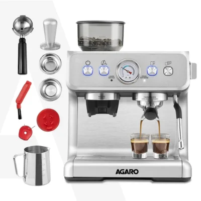 Supreme Espresso Coffee Maker - Silver