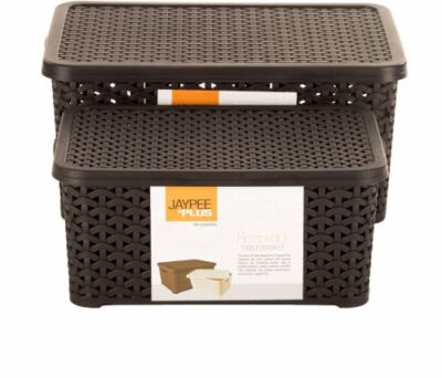KEEP ALL with cover Combo of Mini & Storage Box Pack 2