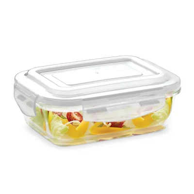 Borosil Klip n Store Rectangular Glass Container - Image 3