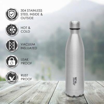 Alpha Thermosteel Insulated Flask Water Bottle Silver 750ml - Image 2