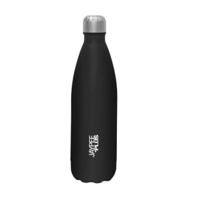 Alpha Thermosteel Insulated Flask Water Bottle Black 1000ml