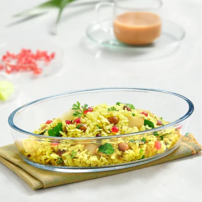 Borosil Oval Baking Dish