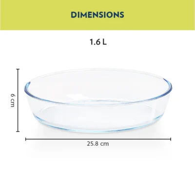 Borosil Oval Baking Dish - Image 7