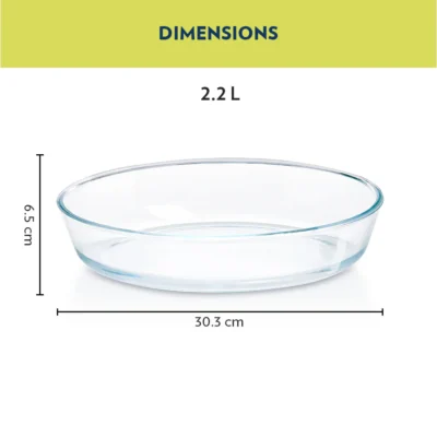 Borosil Oval Baking Dish - Image 6