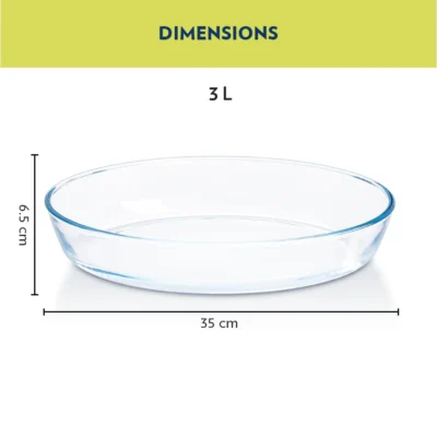 Borosil Oval Baking Dish - Image 4