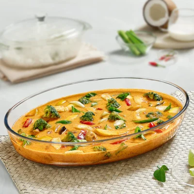Borosil Oval Baking Dish - Image 3
