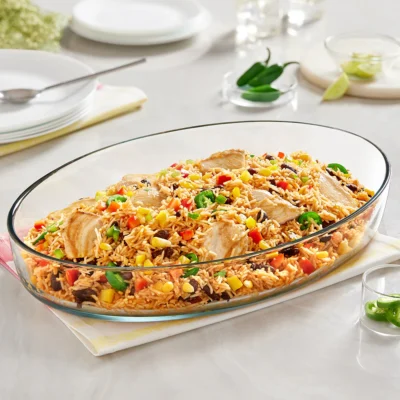 Borosil Oval Baking Dish - Image 2