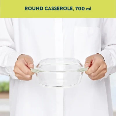 Borosil Round Casserole w Lid - Image 4