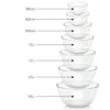 Borosil Mixing Bowl w White Lid Set of 3 - Image 2