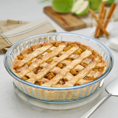 Borosil Fluted Baking Dish(Oven, Micro, Fridge Safe) - Image 9