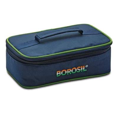 Borosil Pride Glass Lunchbox, Rectangular x 2 (Microwave Safe Containers) - Image 3
