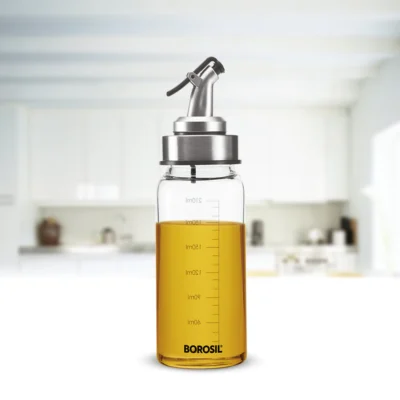 Borosil Oil Dispenser, Small Flame Proof, Drip Free Nozzle