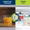 Borosil Classic Storage Jar Set of 2, 300 ml (Oven, Micro, Fridge Safe) - Image 4