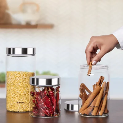Borosil Endura Airtight Glass Jar Set - Image 10