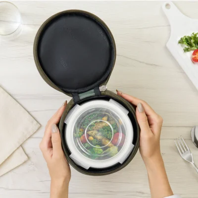 Borosil Eateasy Glass Lunchbox, Round x 3 (Microwave Safe Containers) - Image 7