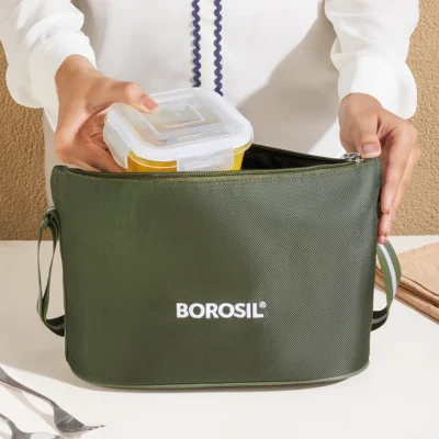 Borosil Eateasy Daisy Glass Lunchbox - Image 5