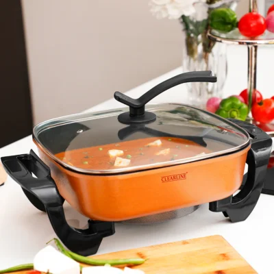 Multi-Functional Electric Pan - Make Curries/Pizza/Fry Vegetables and more