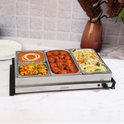 Food Warmer Cum Buffet Server (4 Pan - 2x2.5L and 2x1.25L) - FWBS 02 - Image 5