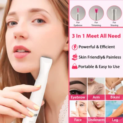 2107 Rechargeable Multi Trimmer - White - Image 5