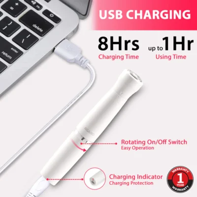 2107 Rechargeable Multi Trimmer - White - Image 4