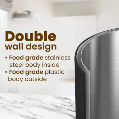 Elegant Electric Kettle - 1.8L - Black - Image 3
