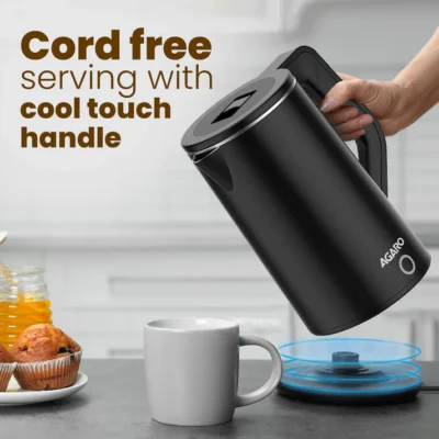 Elegant Electric Kettle - 1.8L - Black - Image 4