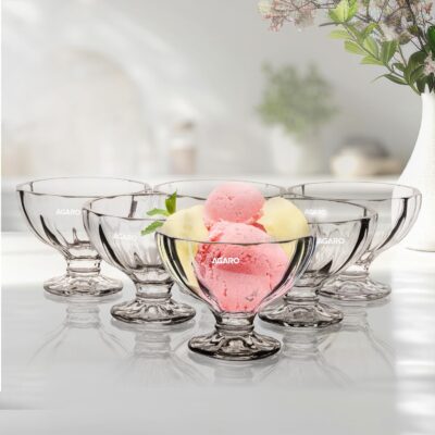 Elegant ice cream bowl