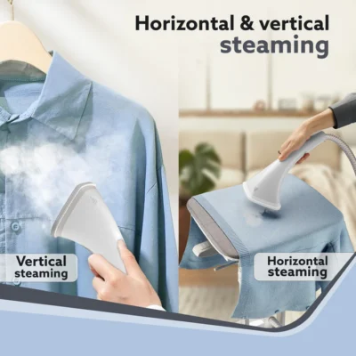 Grand Standing Garment Steamer 2000W, Professional Standing Steam Iron, De-wrinkle clothes, Height Adjustable, Iron Board, 1.8L Water Tank, Fast Steaming - Image 7