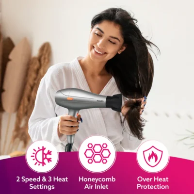 HD-1124 2400 Watts Professional Hair Dryer - S - Image 5