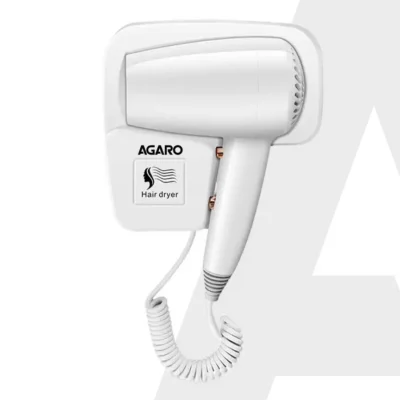 HD1417 Wall Mounted Hair Dryer 1400W, Electric Wall Mount Hair Dryer, Hotel, Bathroom, Household, Wall Hanging Dryer, White