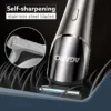 Royal Multi Grooming Kit For Men, 9in1, Shave| Trim | Style, Face Head Body Trimmer, Self Sharpening Stainless Steel Blade, 5 Combs, Metal Body, Type C Fast Charging, 120 Min Usage, IPX7, Silver - Image 7