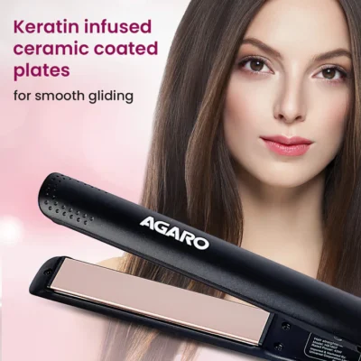 HS1907 Hair Straightner - Black - Image 4