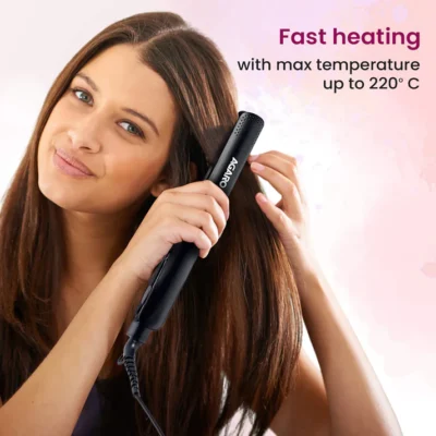 HS1907 Hair Straightner - Black - Image 3